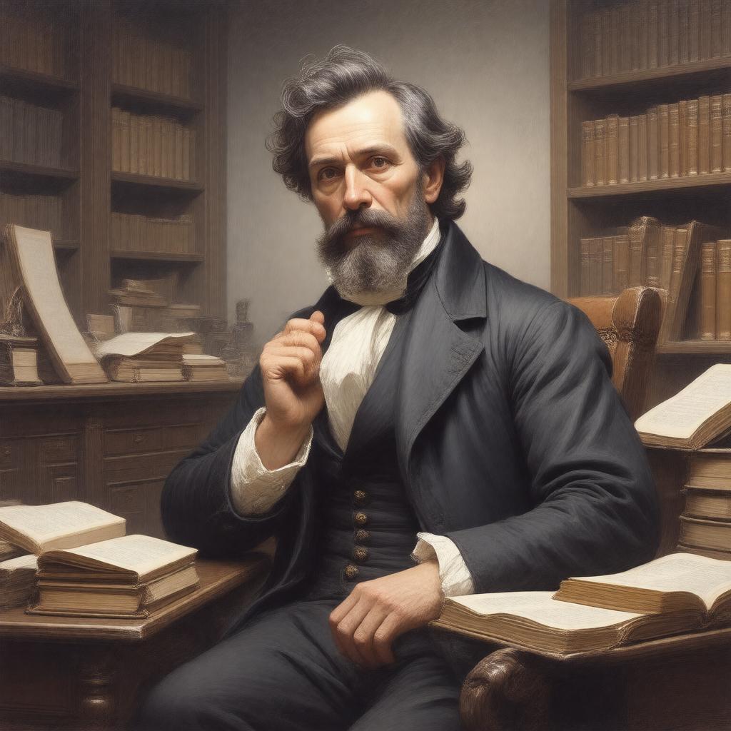 AI-created image of Friedrich Schleiermacher