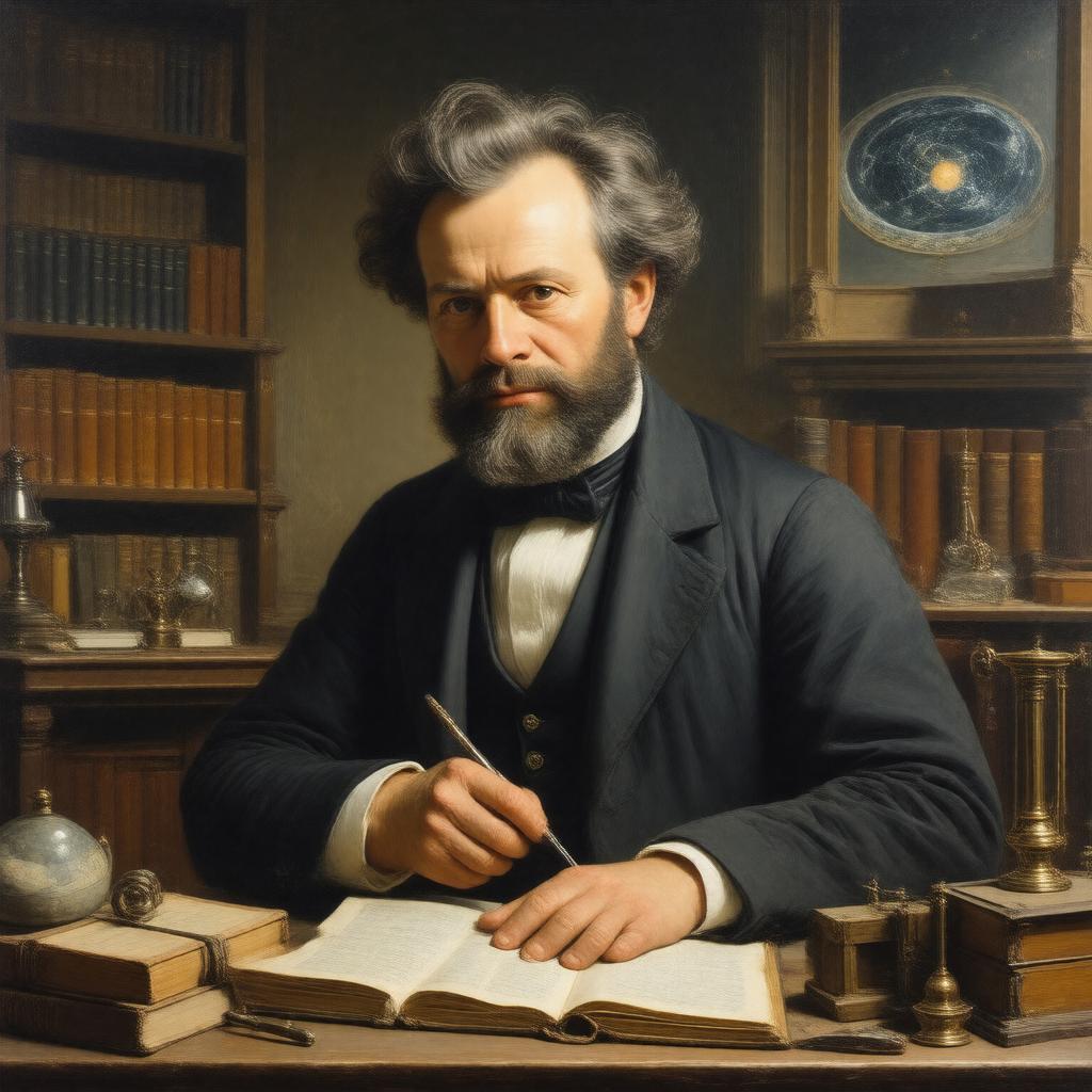 AI-created image of Friedrich Theodor von Schubert