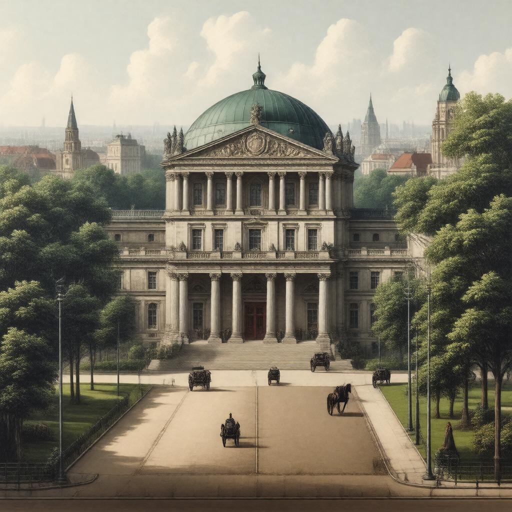 AI-created image of Friedrich Wilhelm University