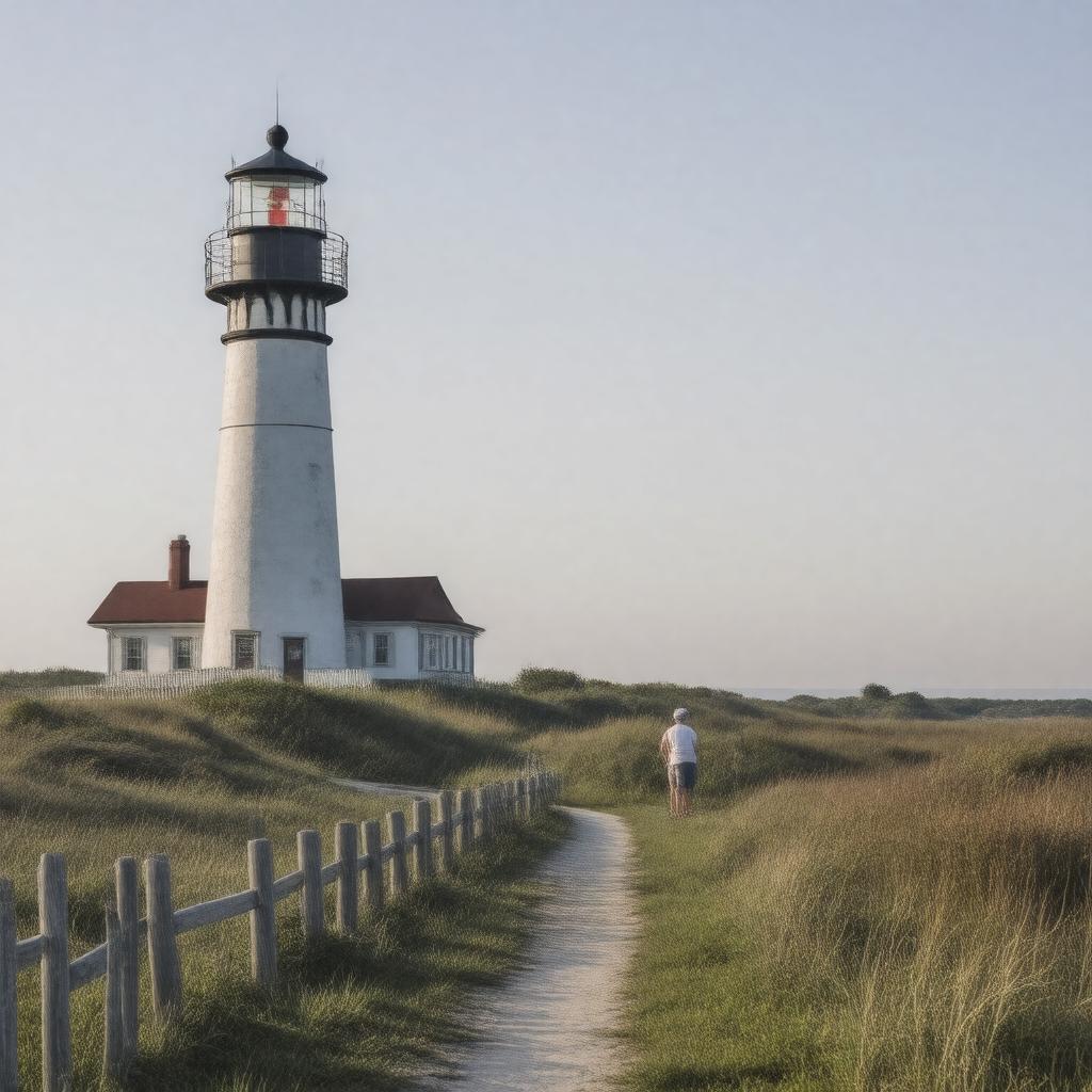 AI-created image of Friends of Ned's Point Light