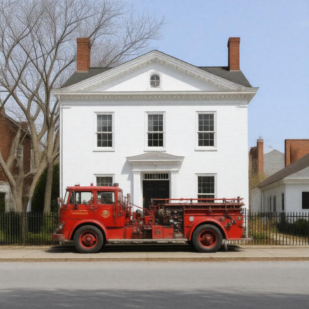 AI-created image of Friendship Firehouse Museum