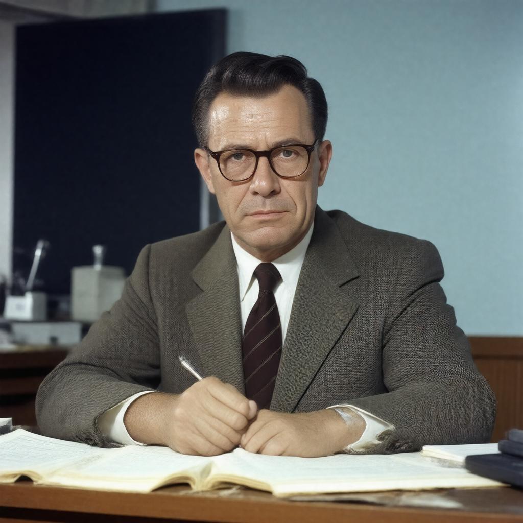 AI-created image of Fritz Houtermans