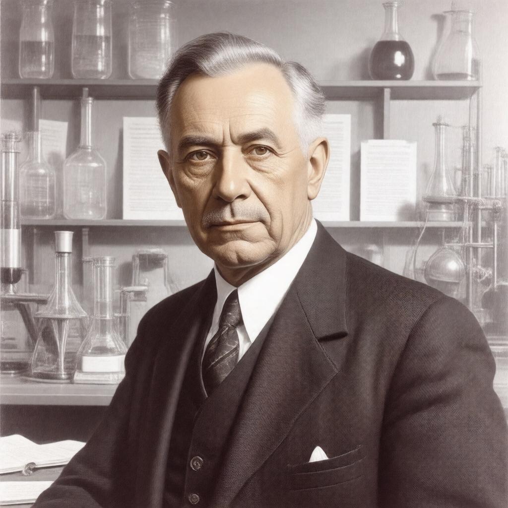 AI-created image of Fritz Lipmann