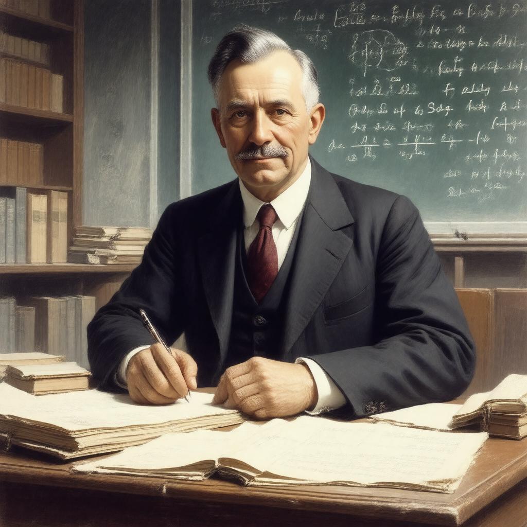 AI-created image of Fritz Noether