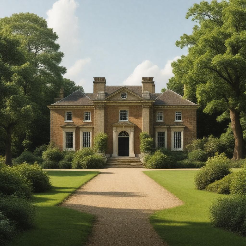 AI-created image of Frogmore House, Windsor, England