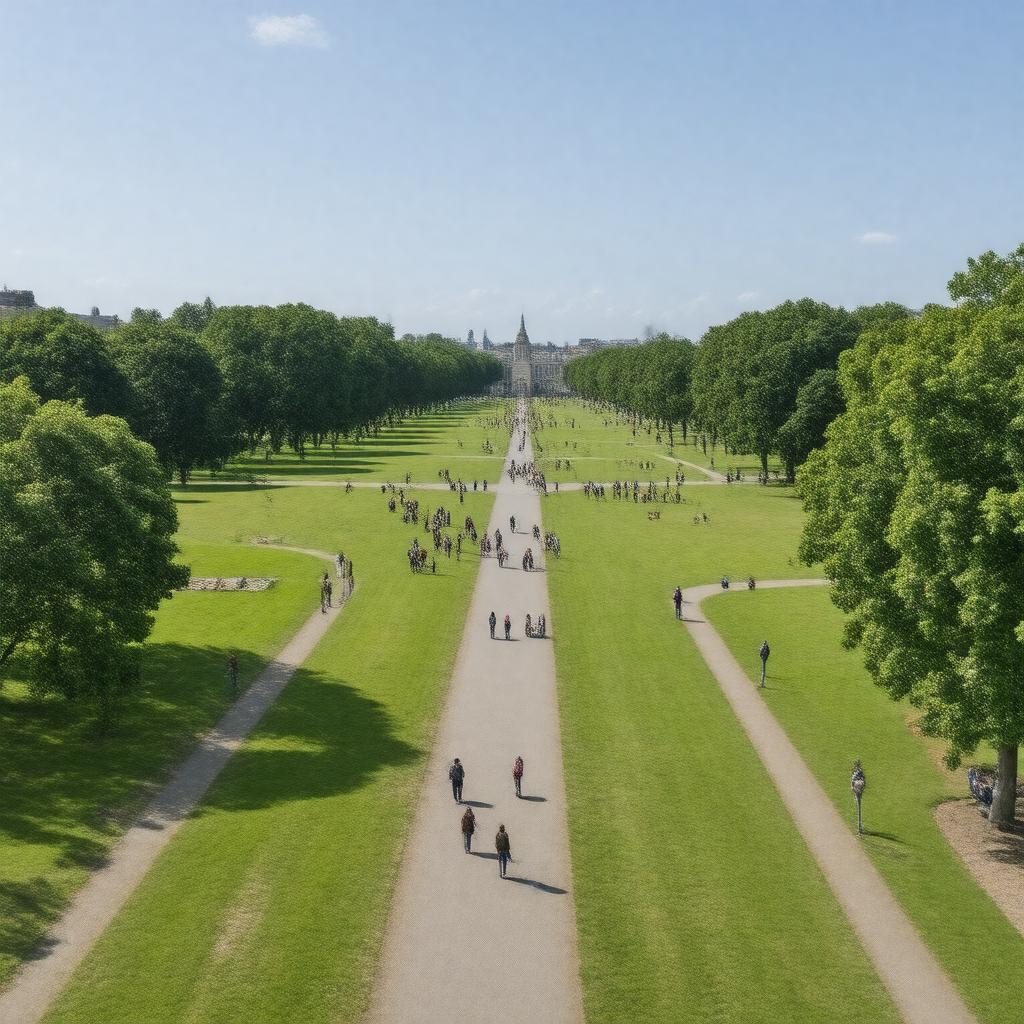 AI-created image of Frogner Park
