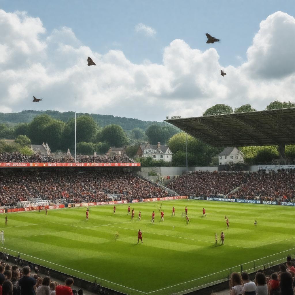 AI-created image of Frome Town Football Club