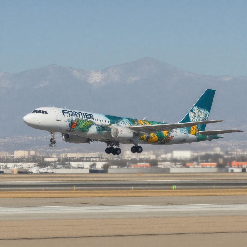 AI-created image of Frontier Airlines