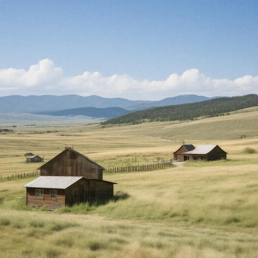 AI-created image of Frontier, Wyoming, USA