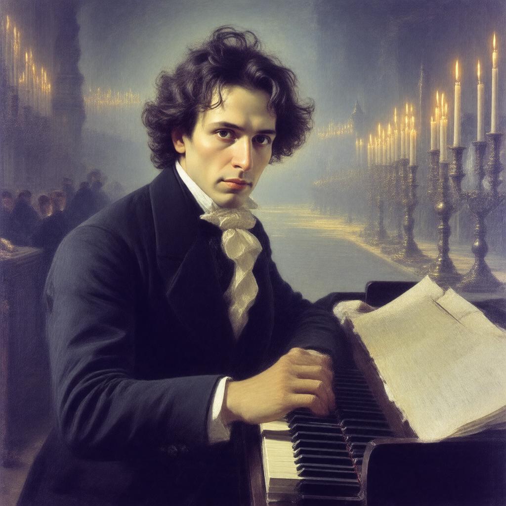 AI-created image of Fryderyk Chopin