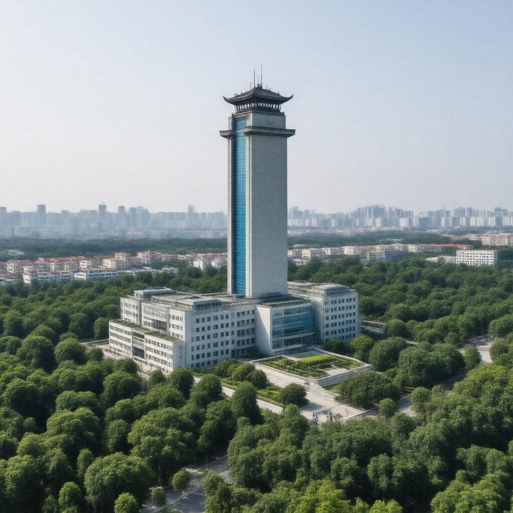 AI-created image of Fudan University