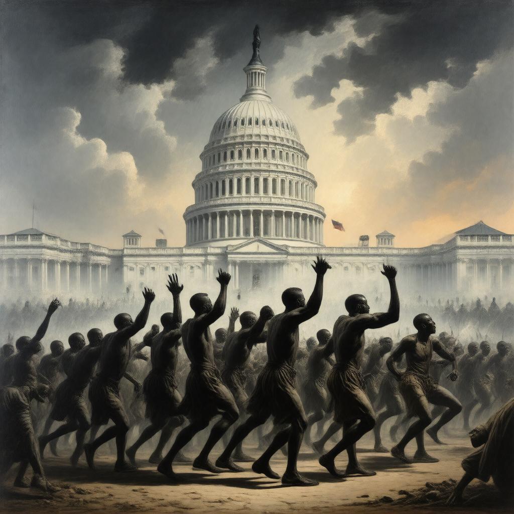 AI-created image of Fugitive Slave Act of 1850