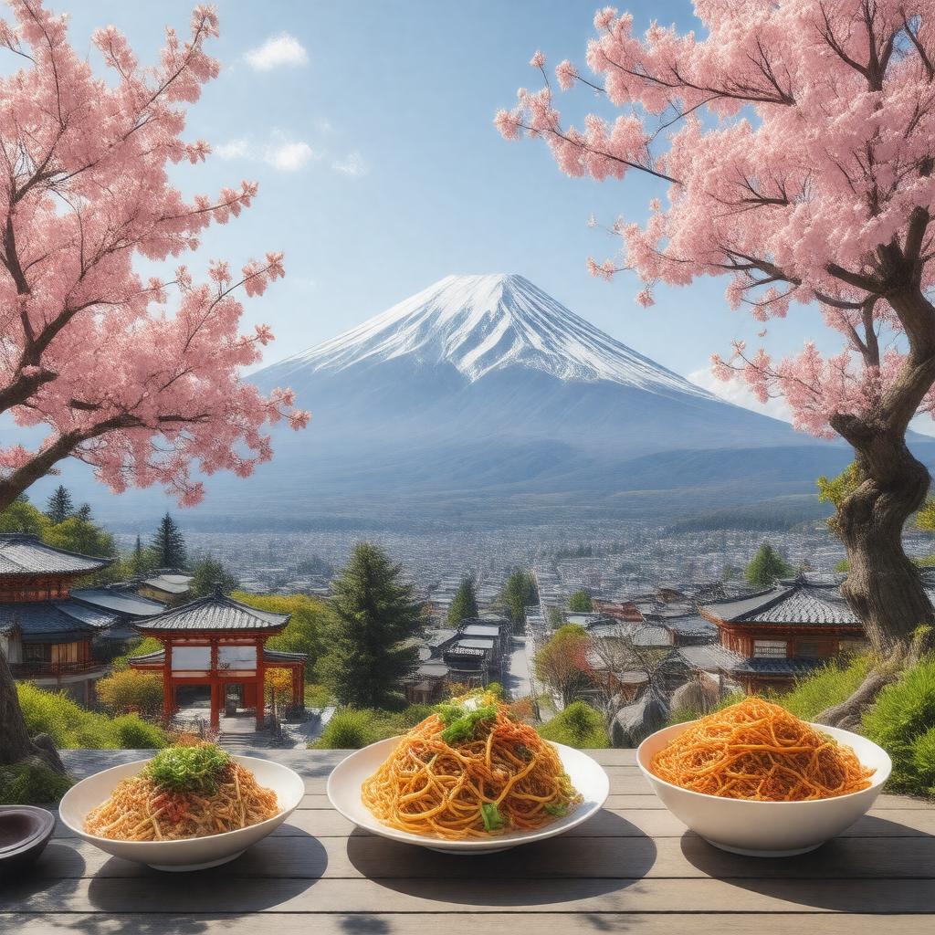 AI-created image of Fujinomiya, Japan