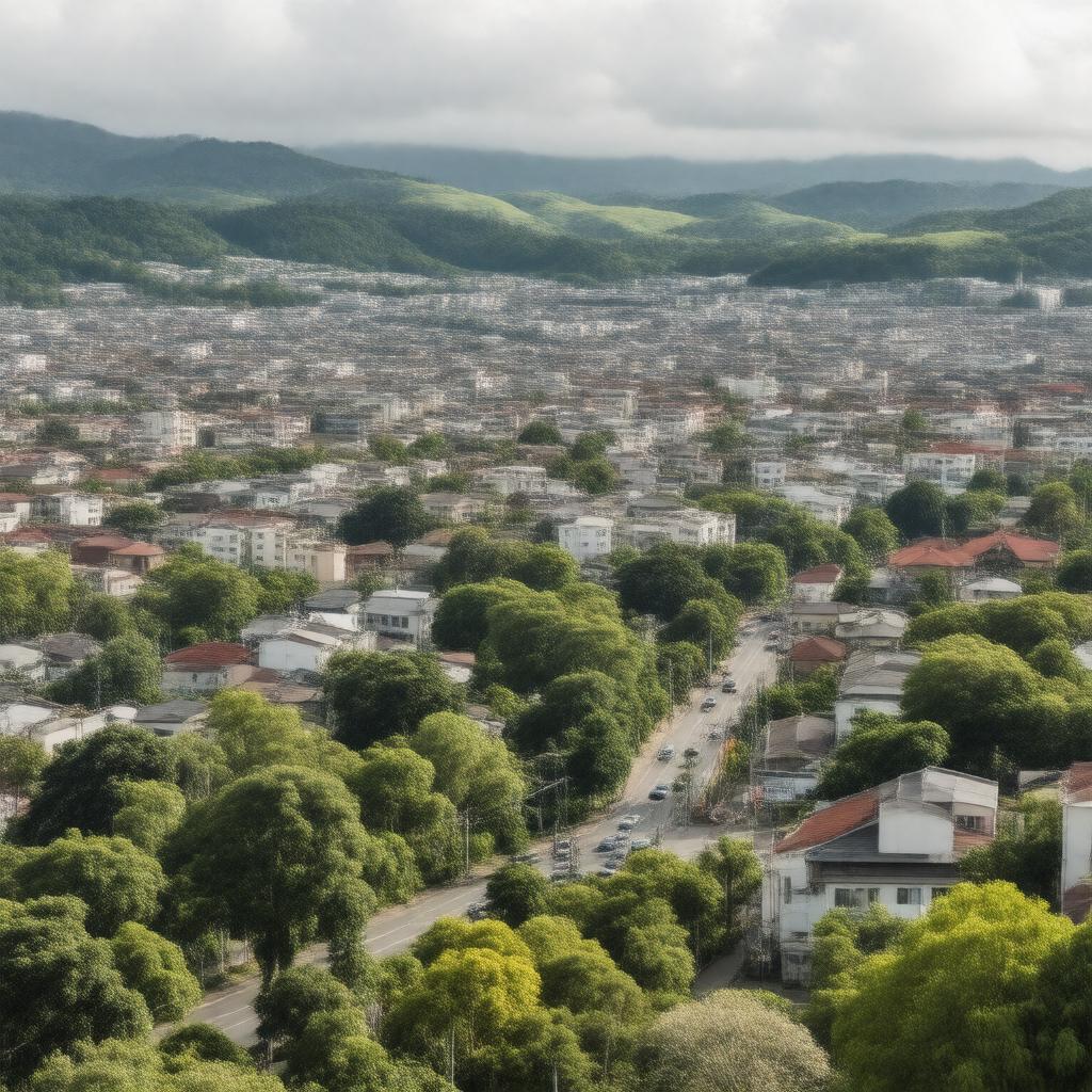 AI-created image of Fujioka, Japan