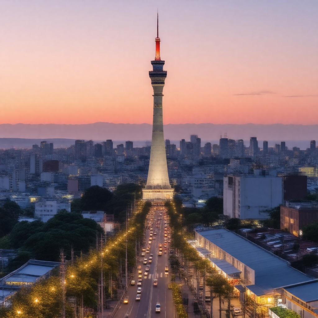 AI-created image of Fukuoka, Japan