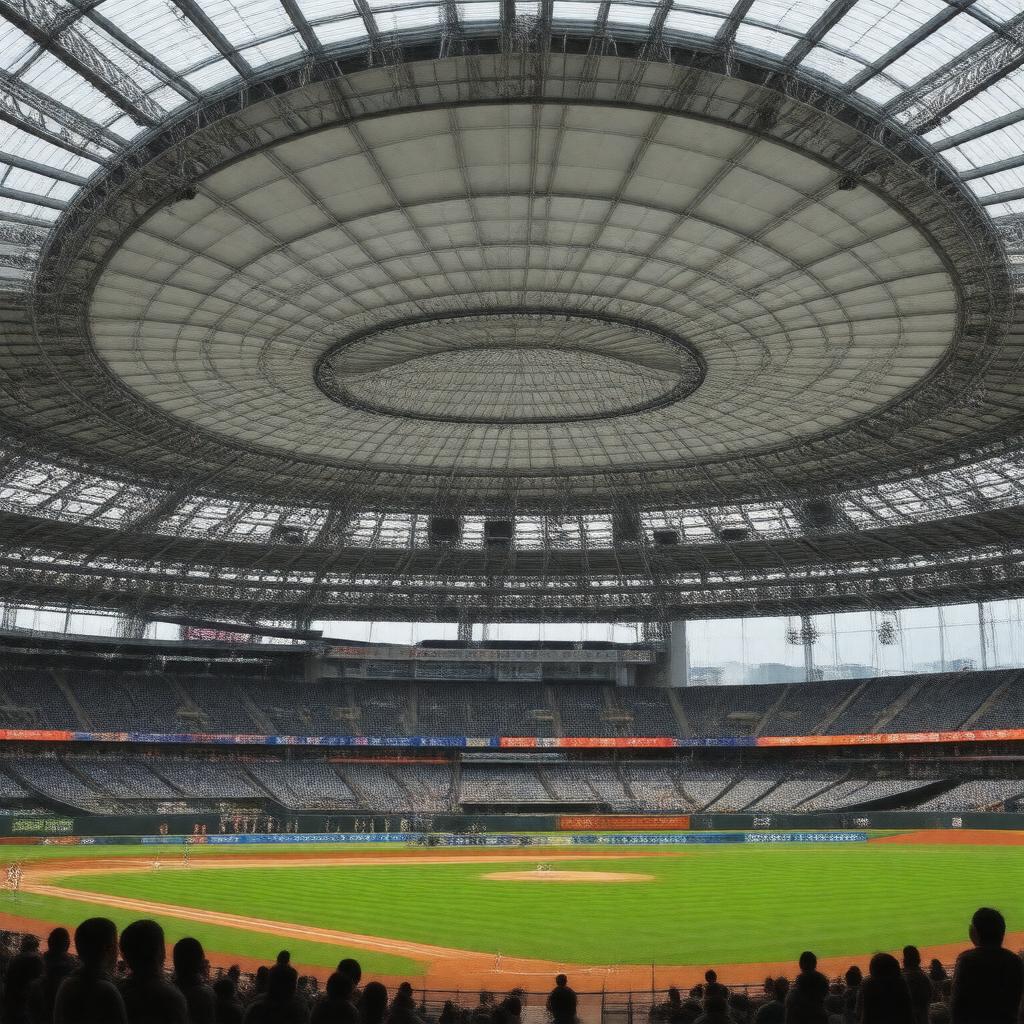 AI-created image of Fukuoka PayPay Dome