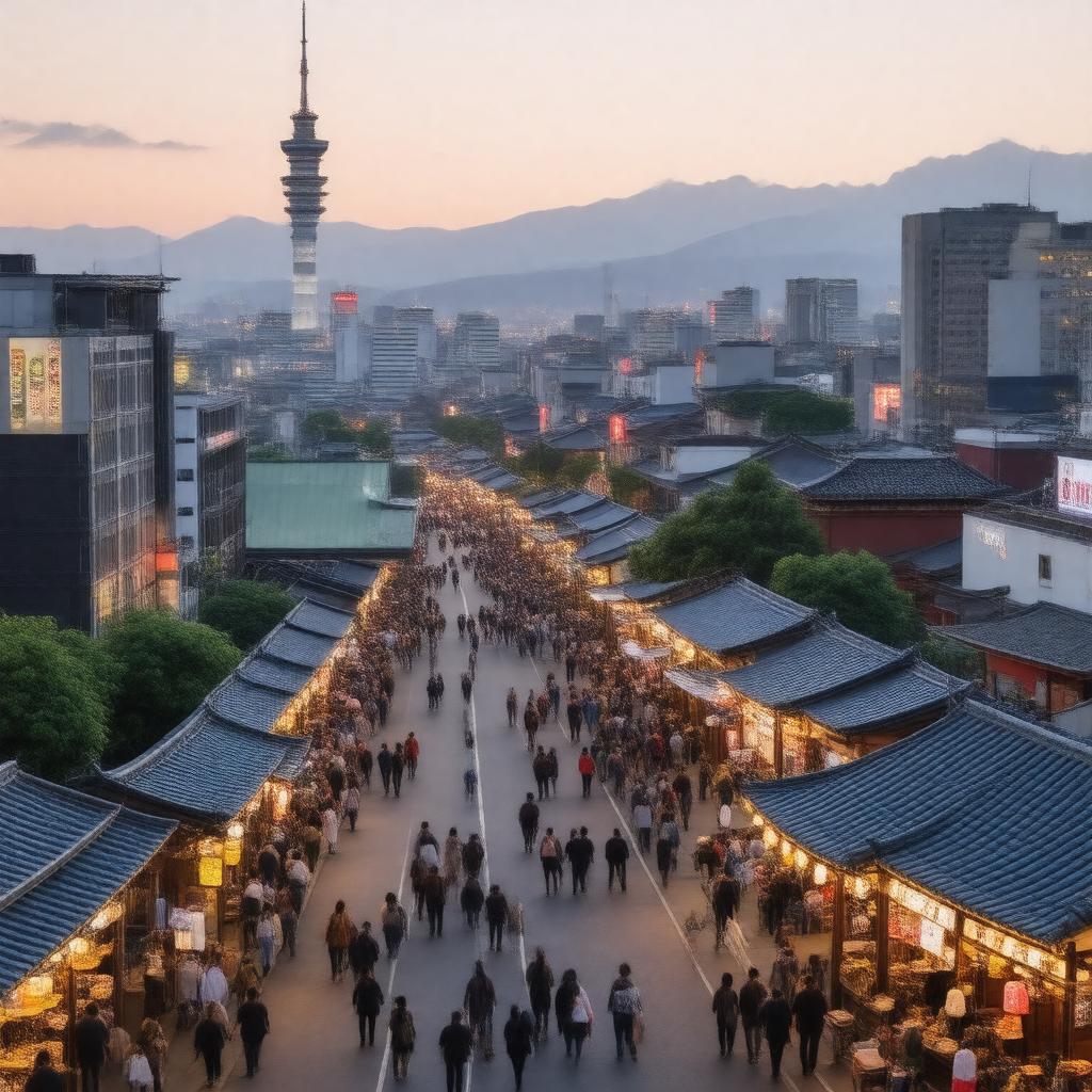 AI-created image of Fukuoka