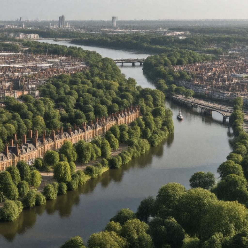 AI-created image of Fulham, London