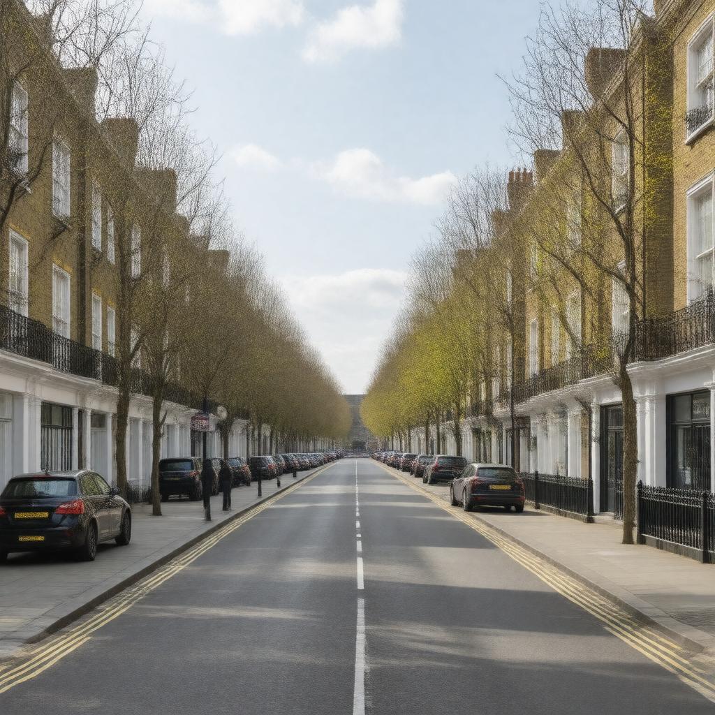 Click to view larger image AI-created image of Fulham Palace Road, Hammersmith, London, W6 8RF