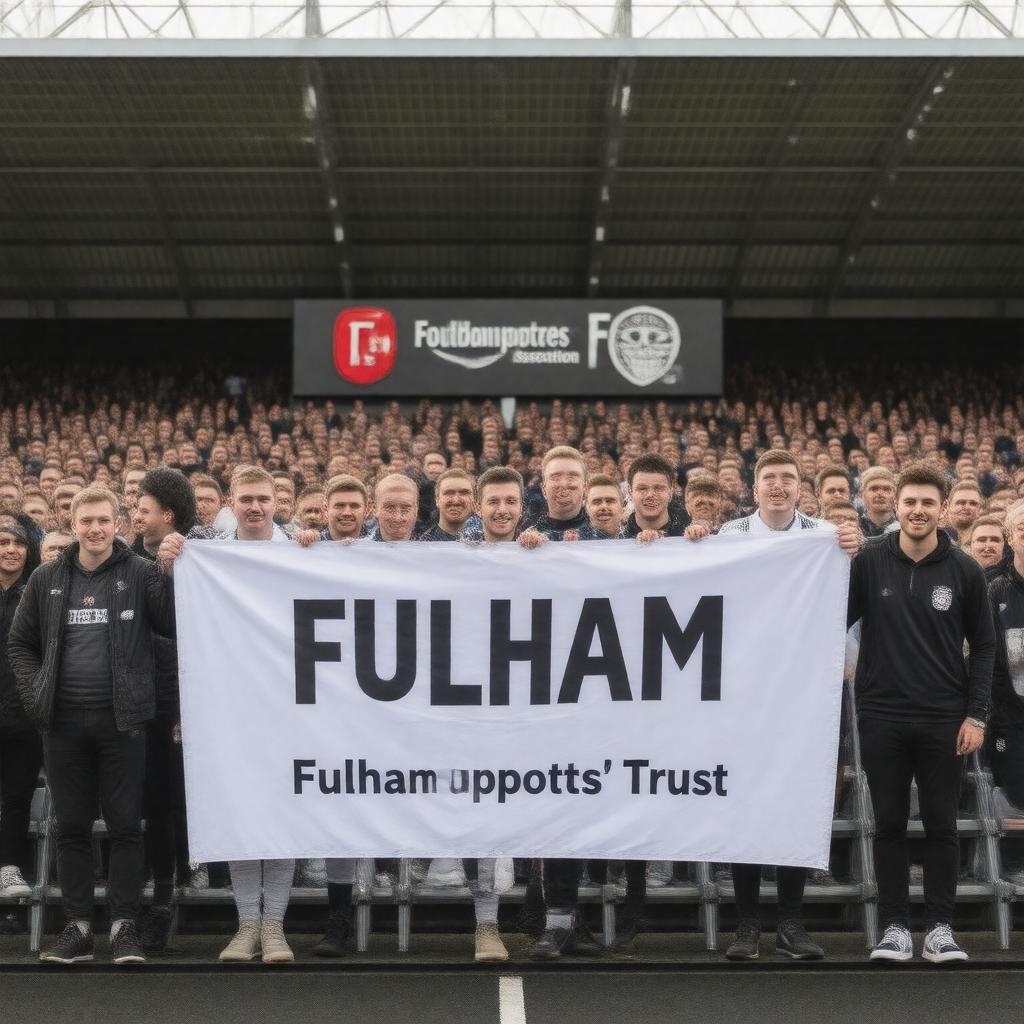 Click to view larger image AI-created image of Fulham Supporters' Trust