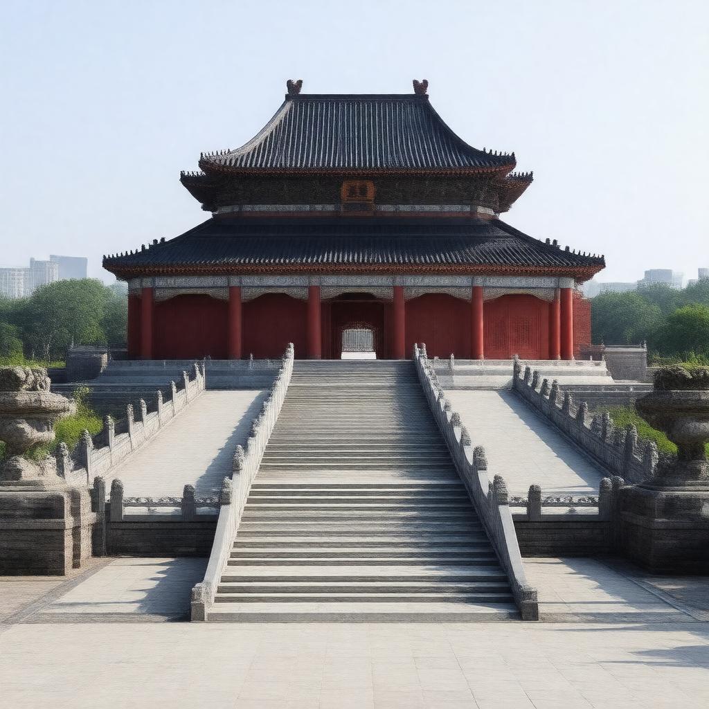 AI-created image of Fuling Tomb