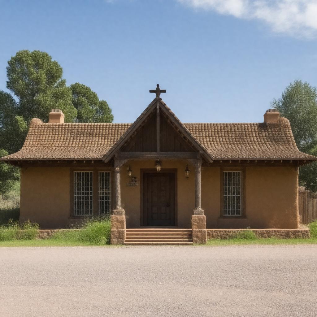 Click to view larger image AI-created image of Fuller Lodge