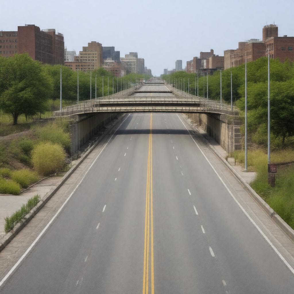 AI-created image of Fulton Road
