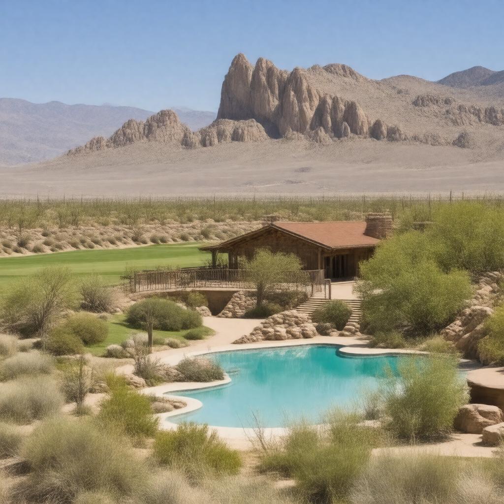 AI-created image of Furnace Creek Ranch