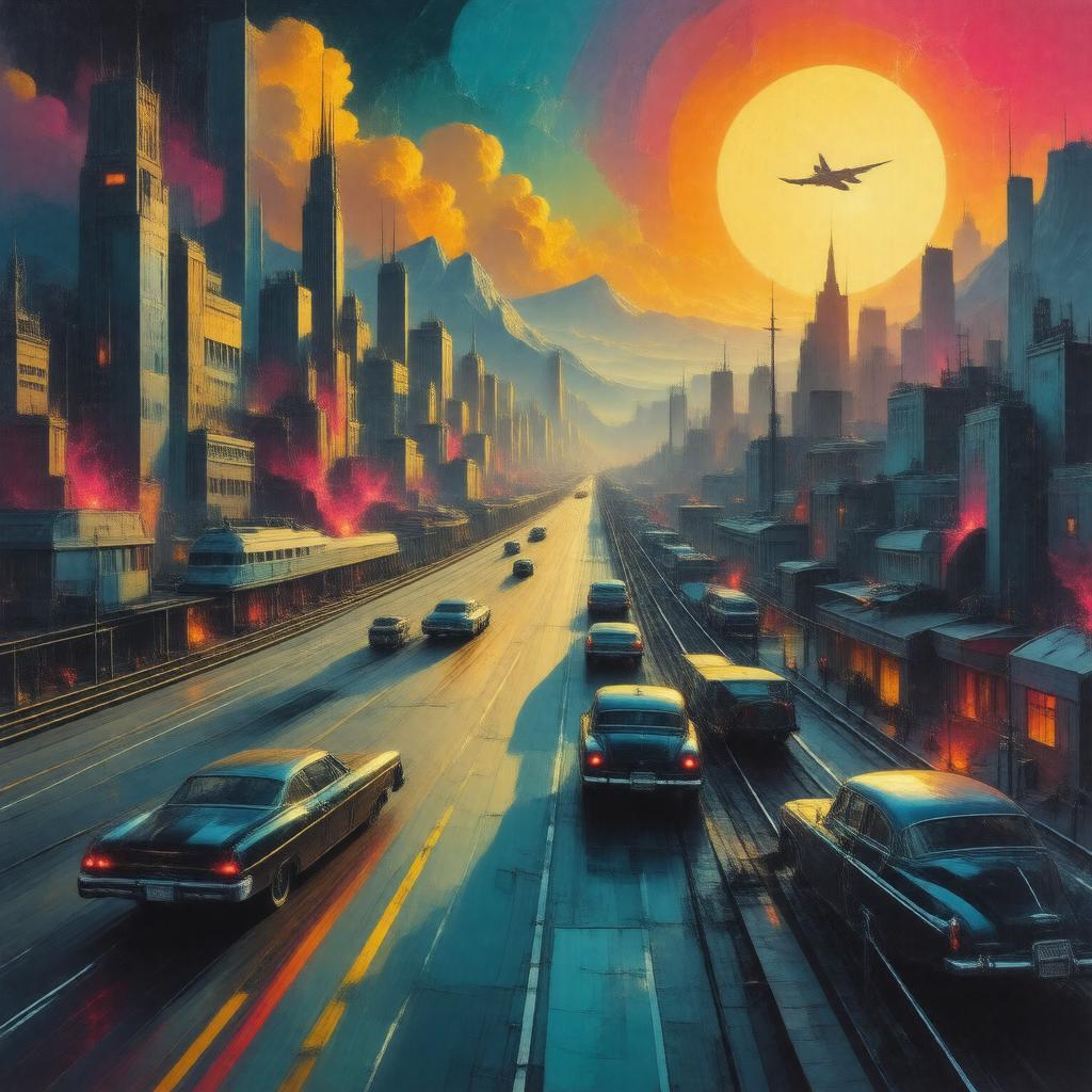 AI-created image of Futurism