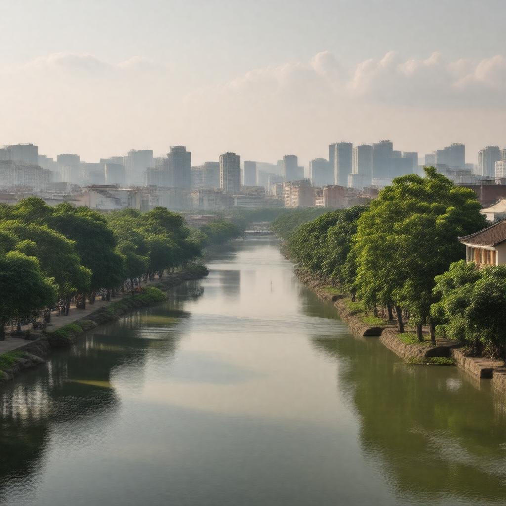 AI-created image of Fuzhou, China