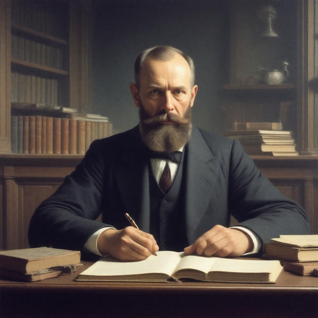 AI-created image of Fyodor Dostoevsky