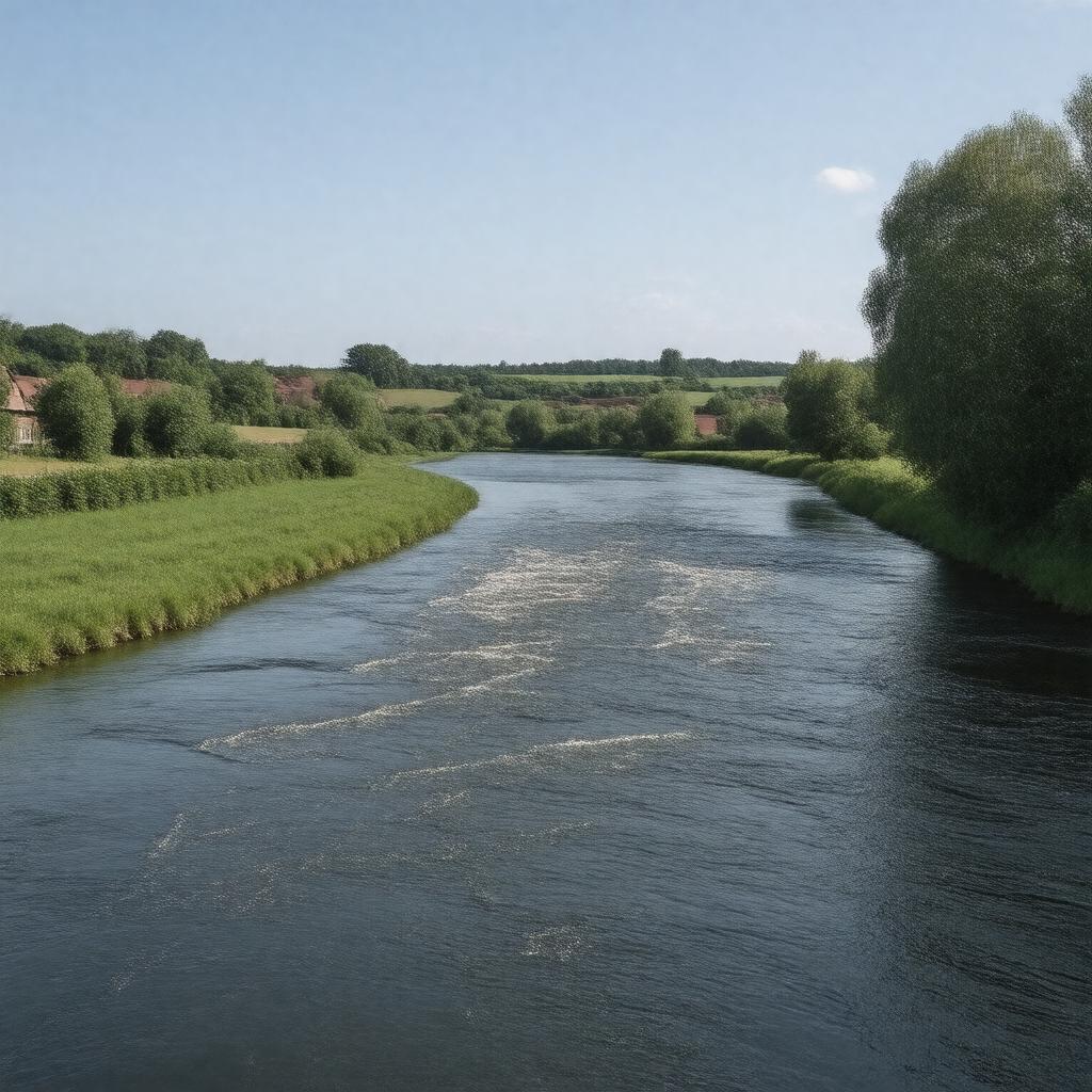 Click to view larger image AI-created image of Fyrisån