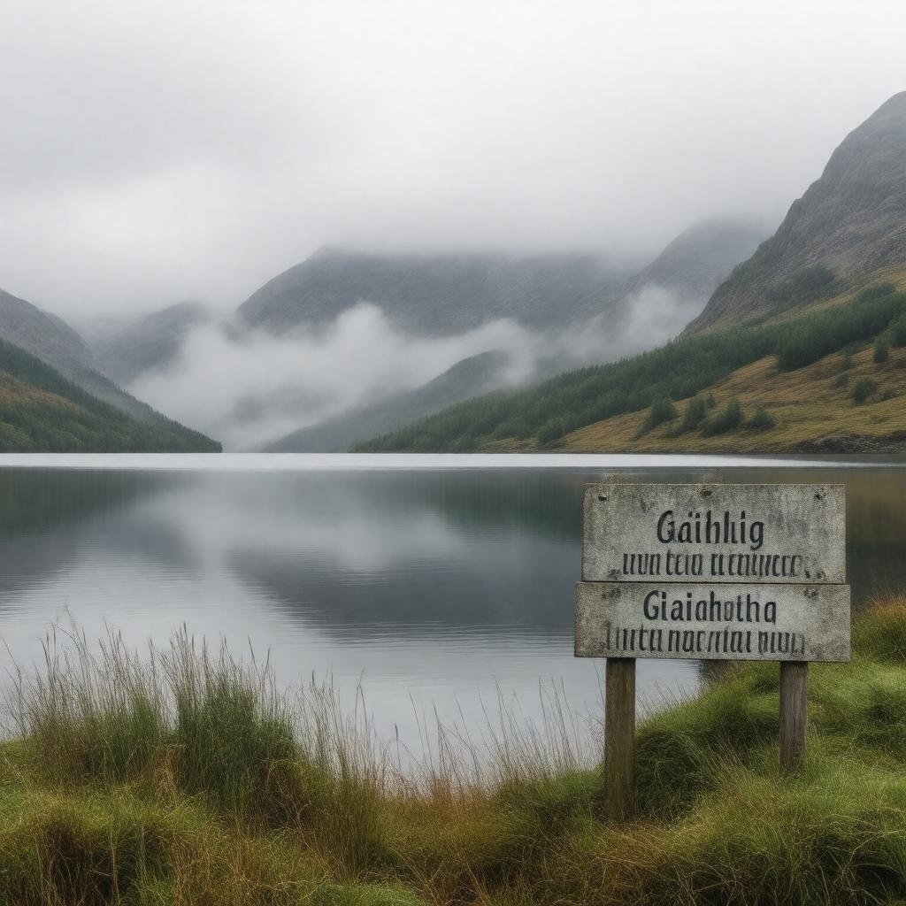 AI-created image of Gàidhlig