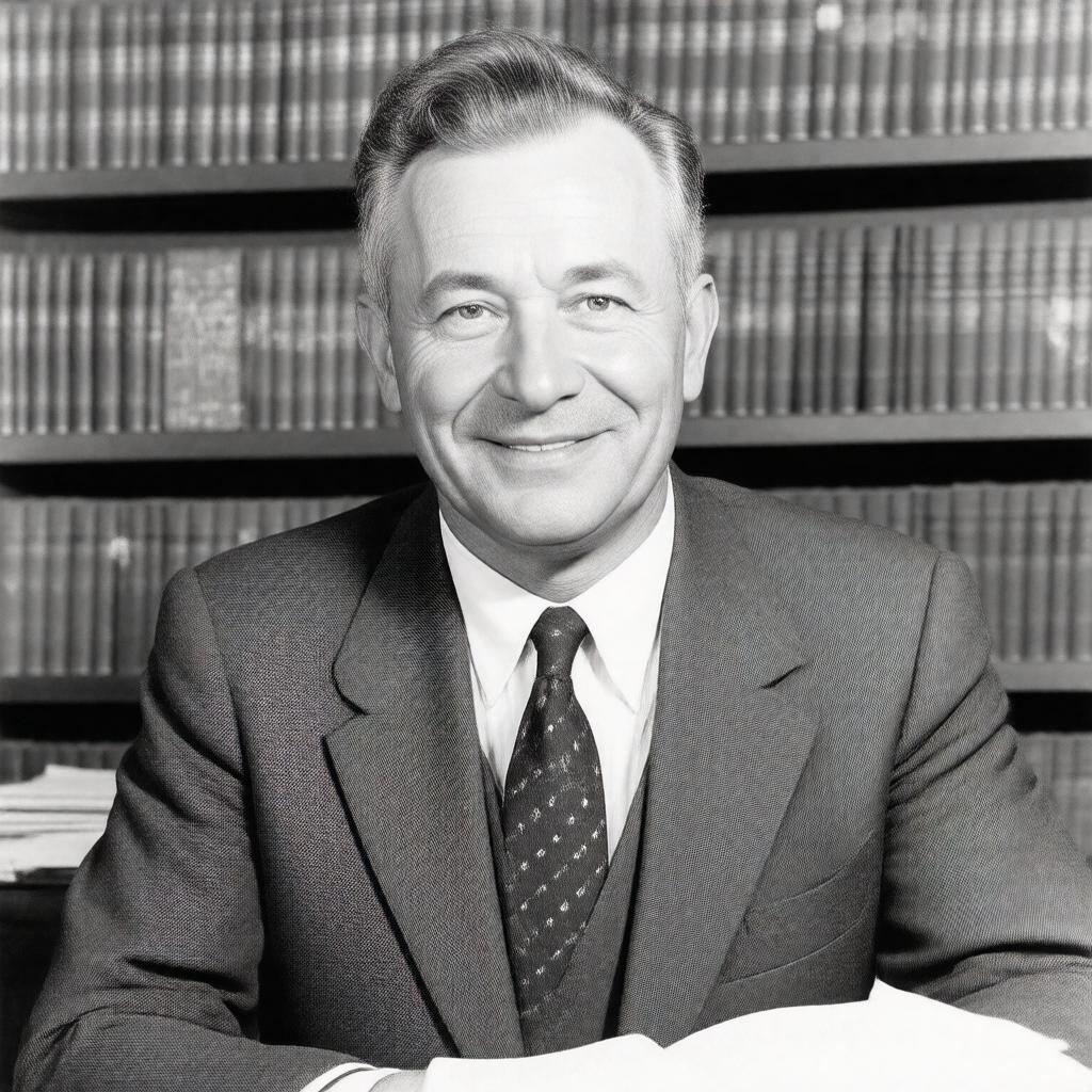 AI-created image of Gábor Szegő