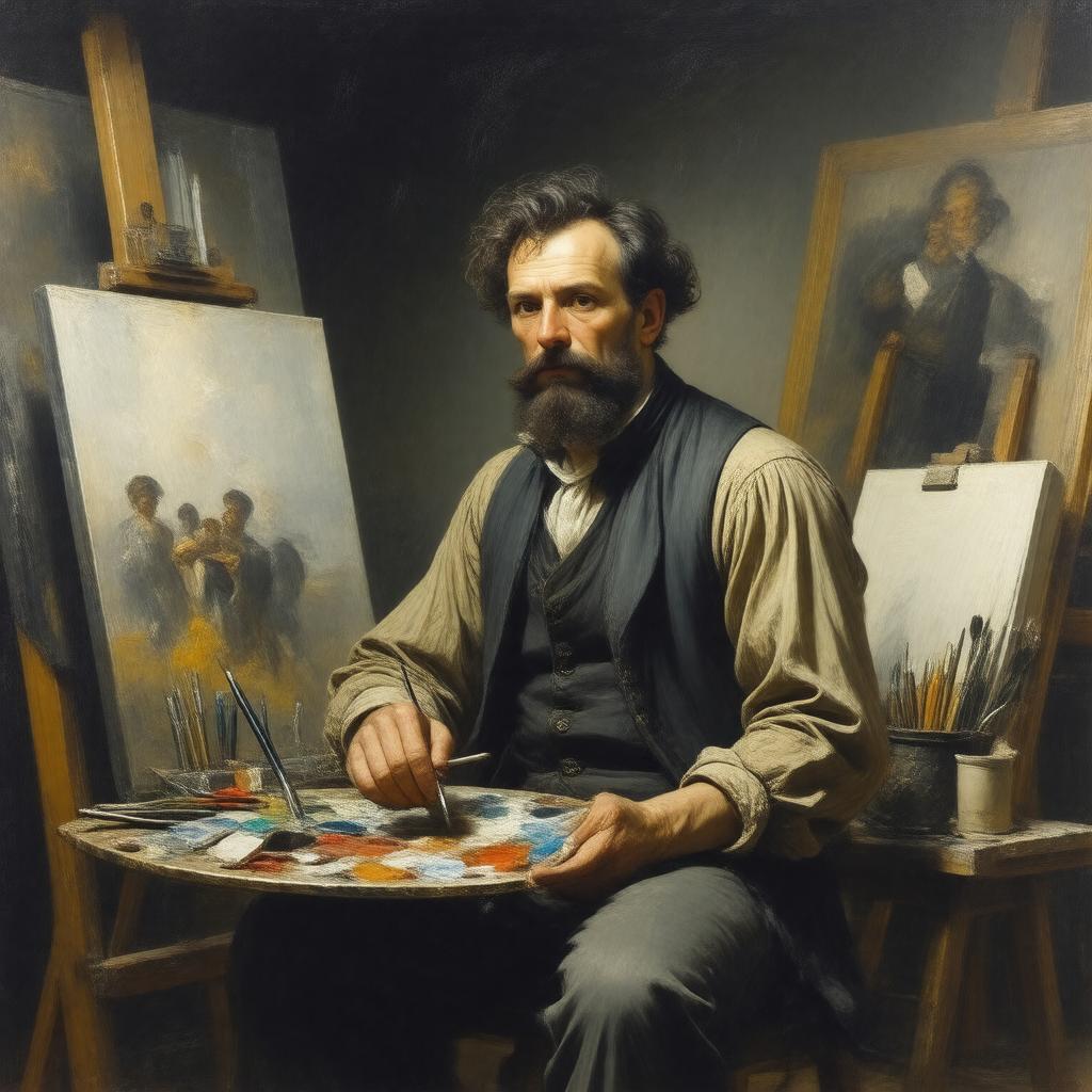 AI-created image of Géricault