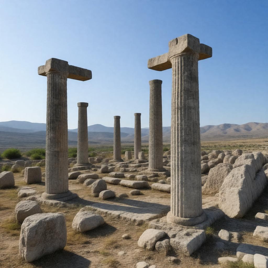 AI-created image of Göbekli Tepe