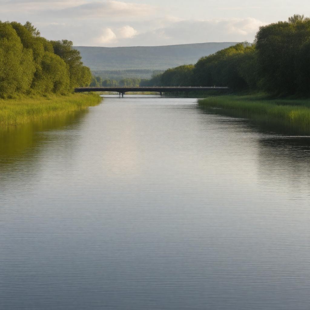 AI-created image of Göta älv