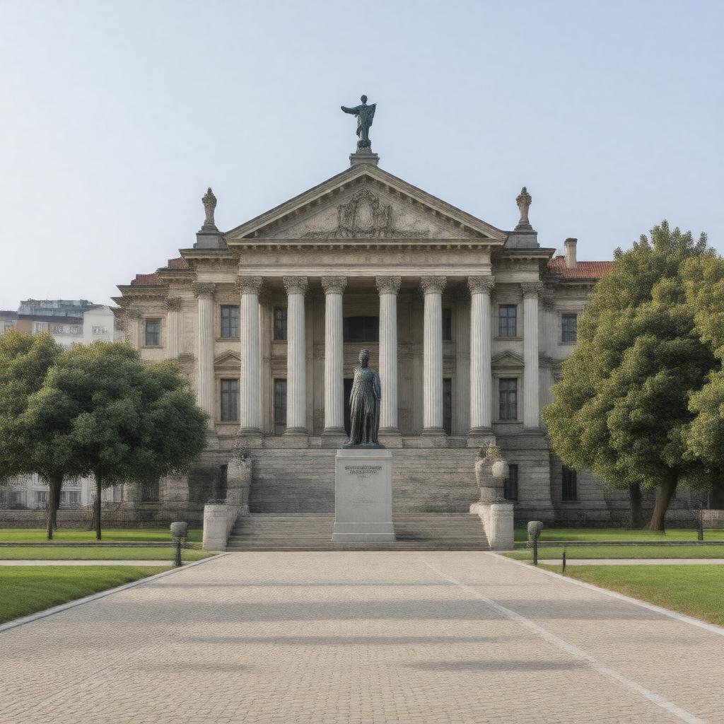 AI-created image of Göttingen Academy of Sciences and Humanities
