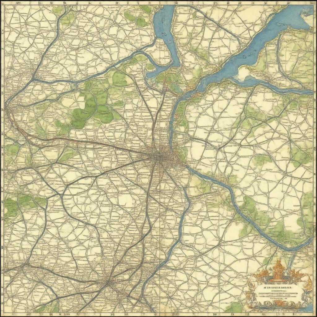 AI-created image of Göttingen (district)