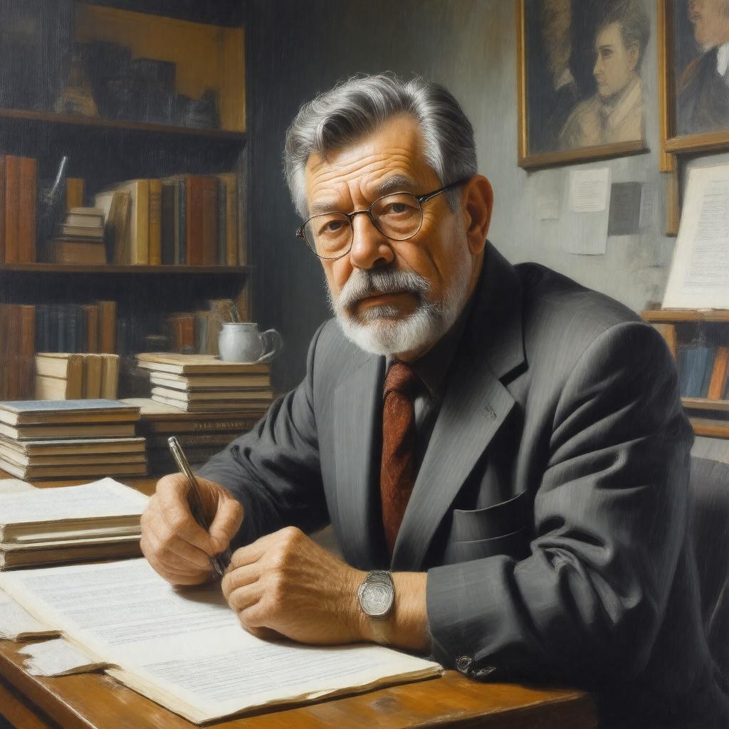 AI-created image of Günter Grass