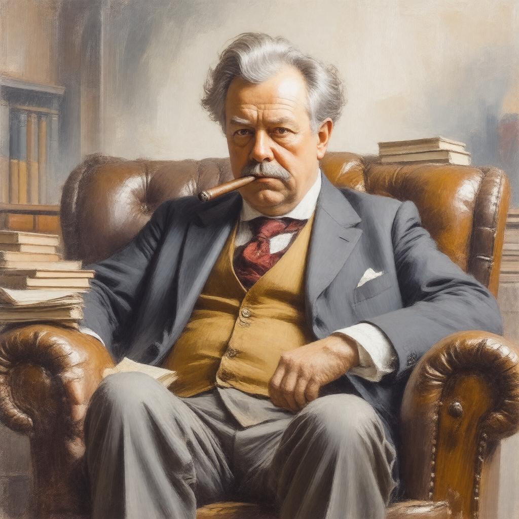 AI-created image of G.K. Chesterton
