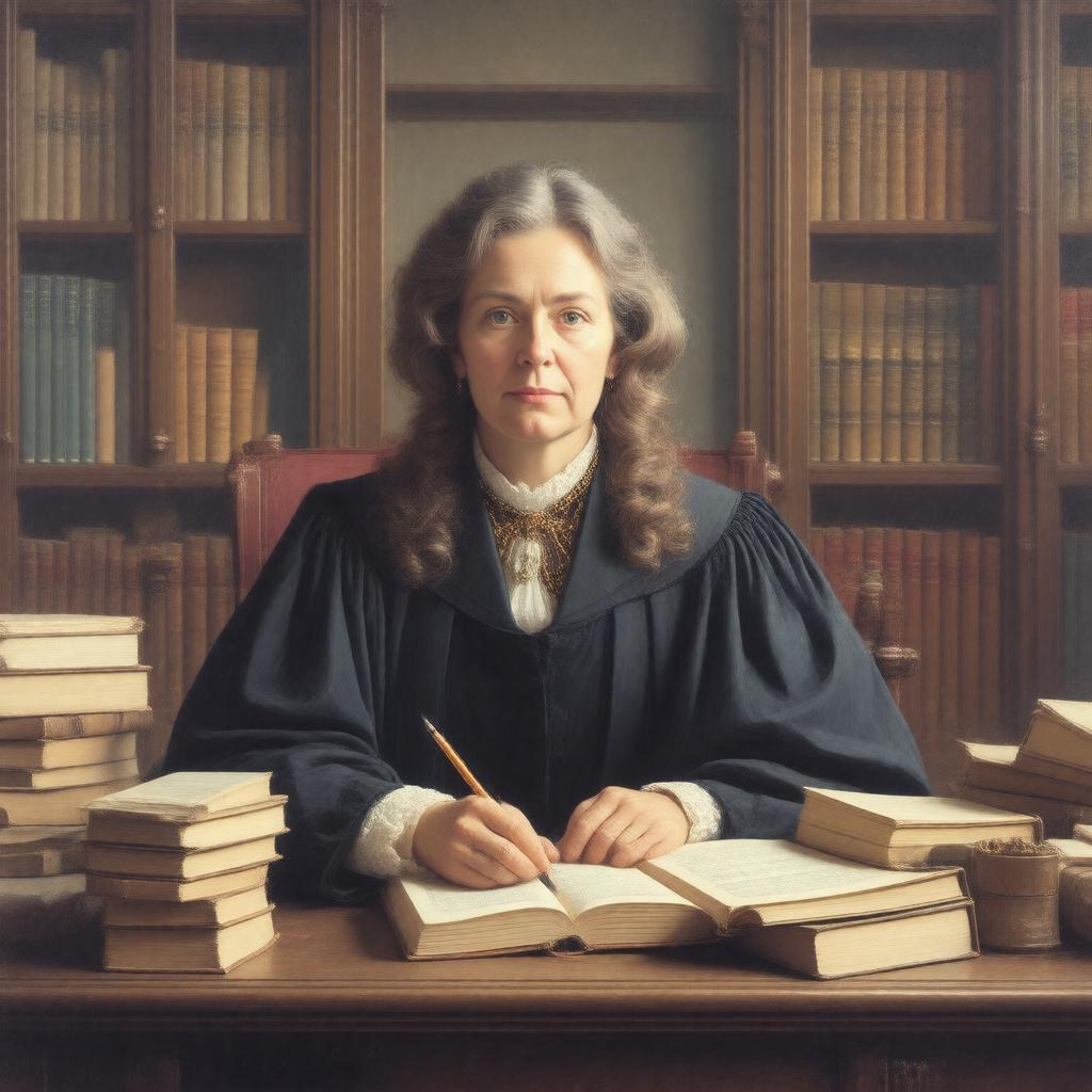 AI-created image of G. E. M. Anscombe