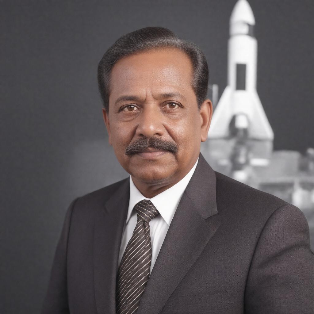 Click to view larger image AI-created image of G. Madhavan Nair