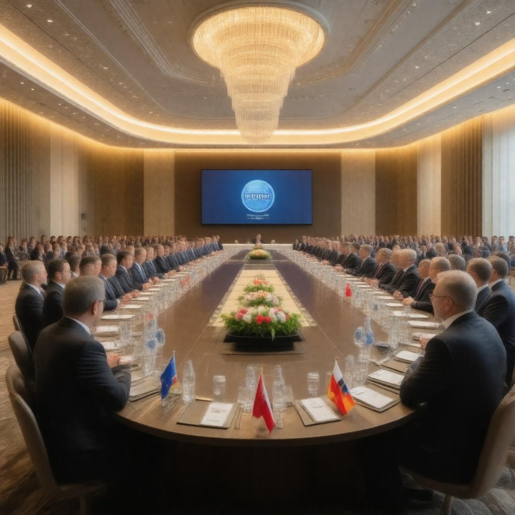 Click to view larger image AI-created image of G7 summit