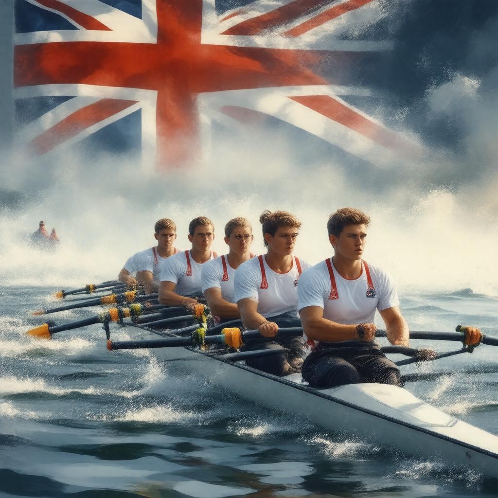 AI-created image of GB Rowing Team