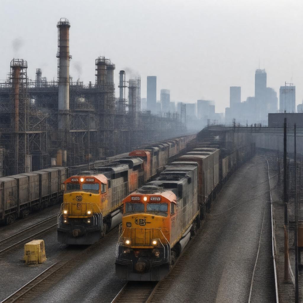 AI-created image of GE Transportation