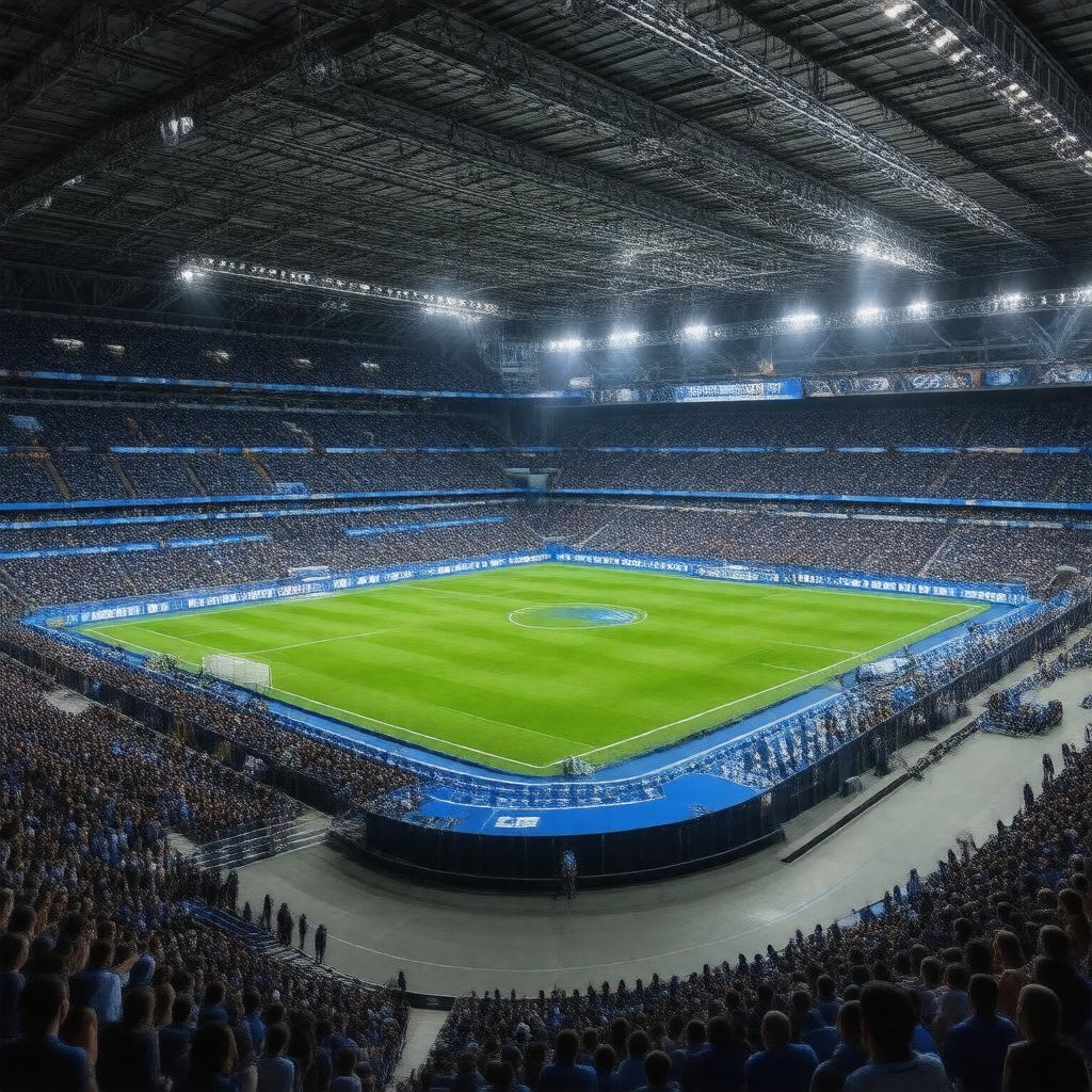 AI-created image of GNK Dinamo Zagreb