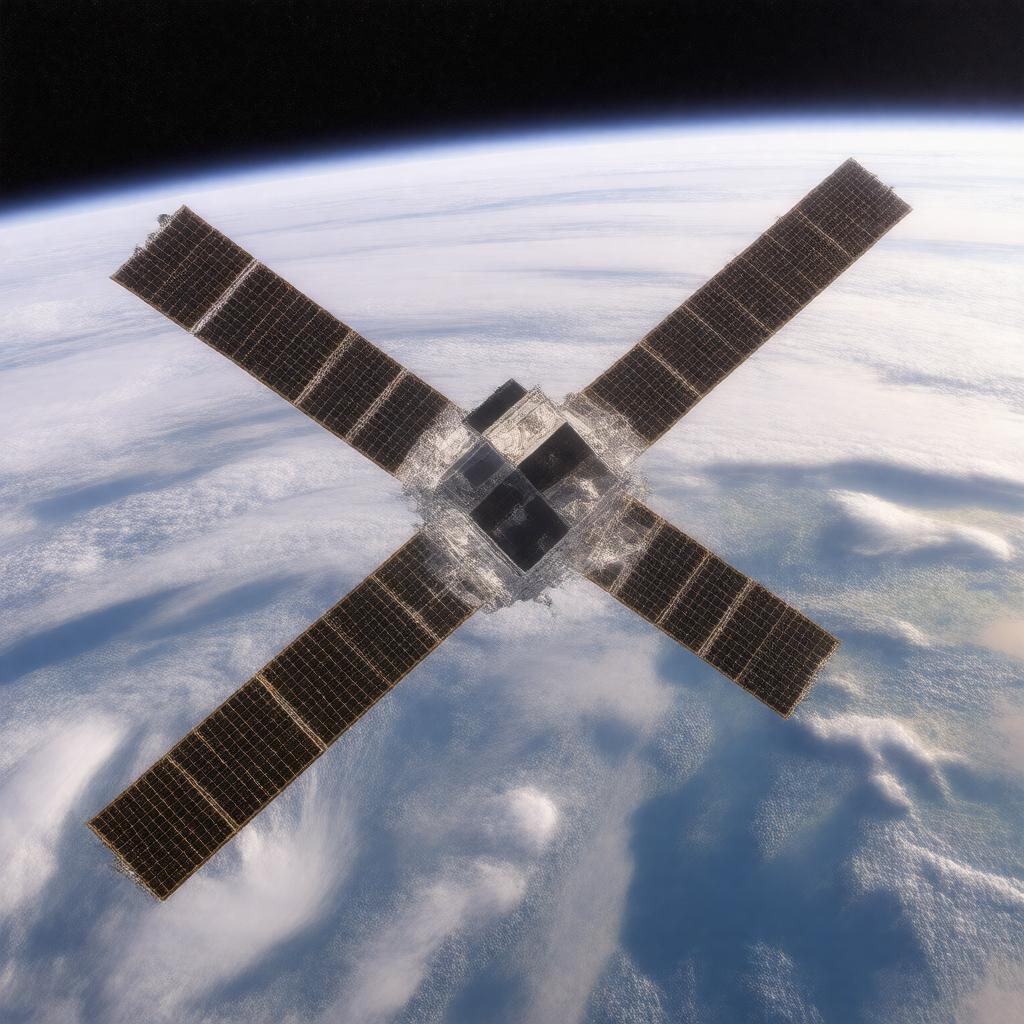 AI-created image of GOES satellites