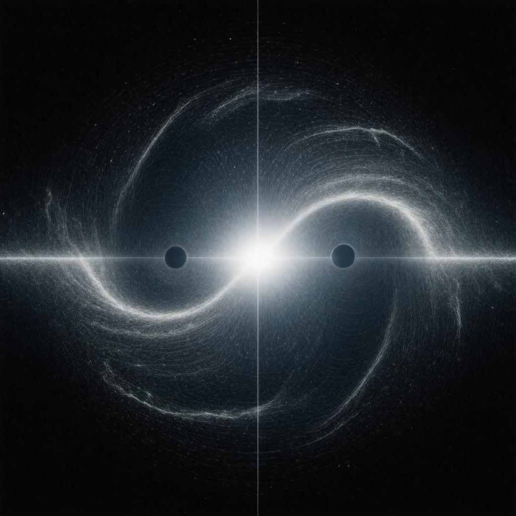 AI-created image of GW150914