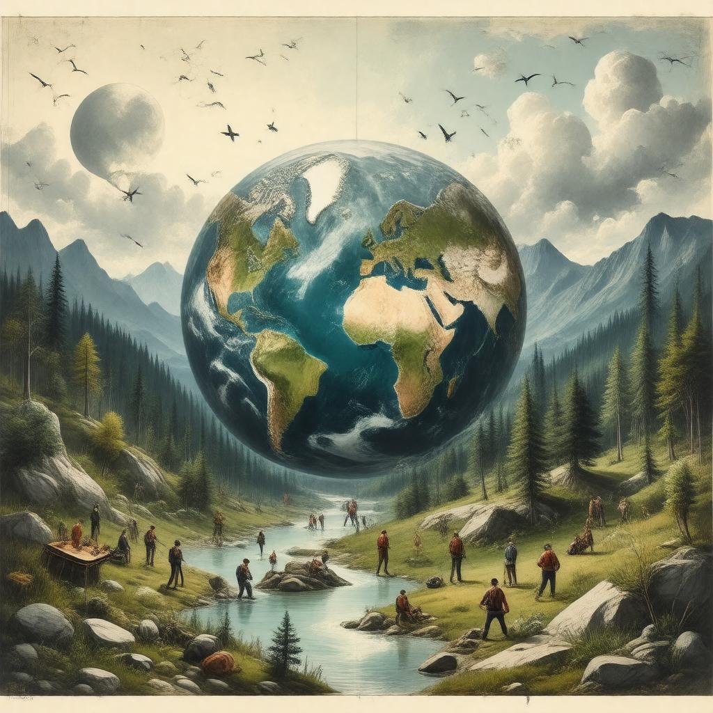 AI-created image of G – Geography, Anthropology, Recreation